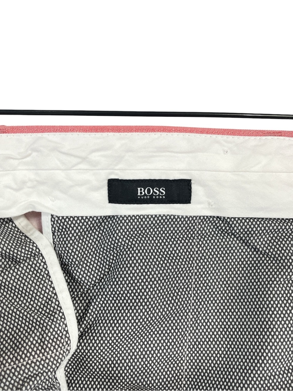 BOSS Hugo Boss Graham Dark Pink Slim Fit Chinos Pants Size 34R - Picture 9 of 13